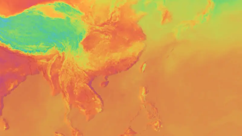 Temperatura weather map