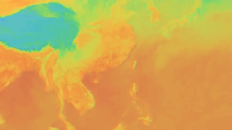 Temperatura weather map