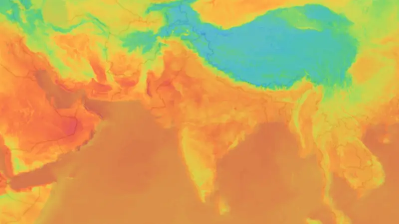 Temperatura weather map