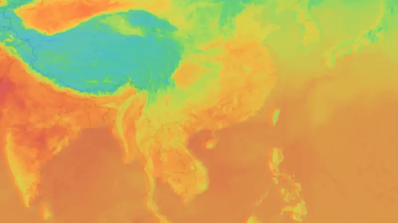 Temperatura weather map