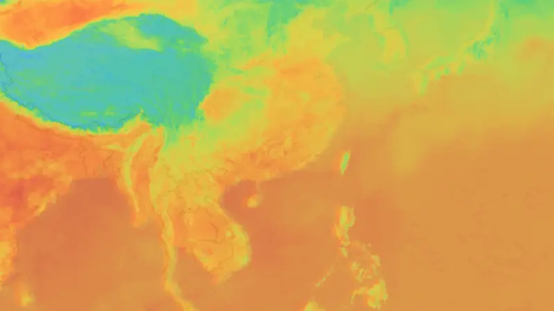 Temperatur weather map