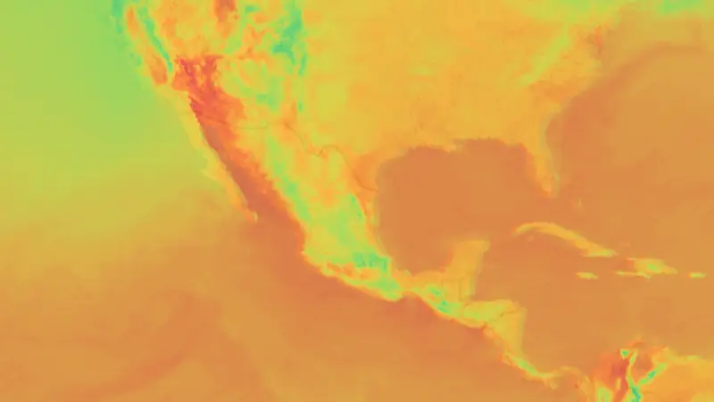 Temperatur weather map
