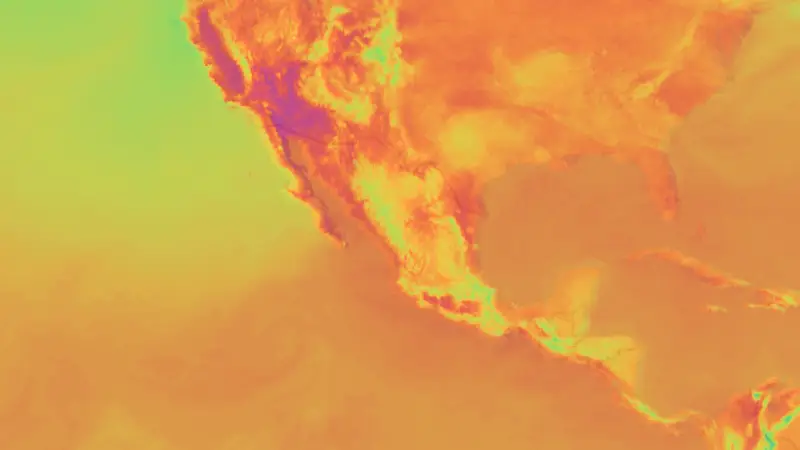Temperatura weather map