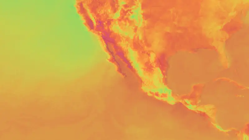 Temperatur weather map