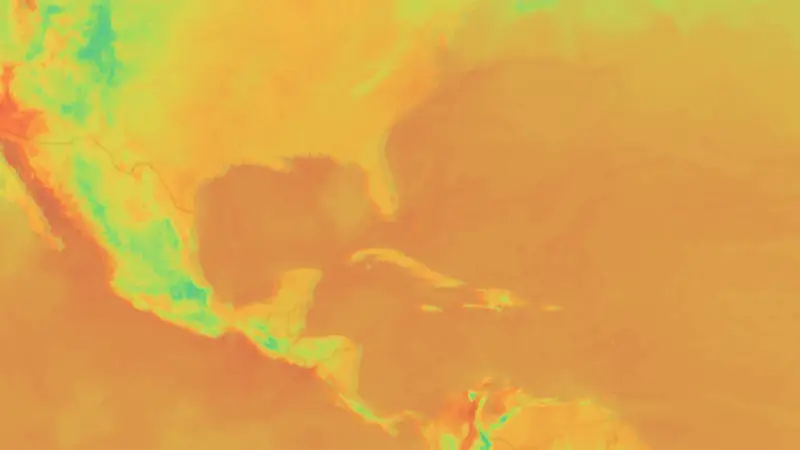 Temperatur weather map