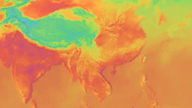 Sıcaklık weather map