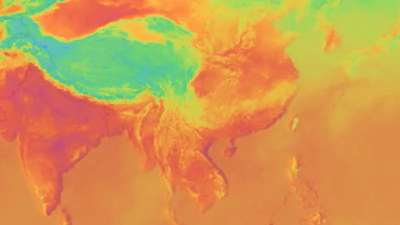 Temperatura weather map