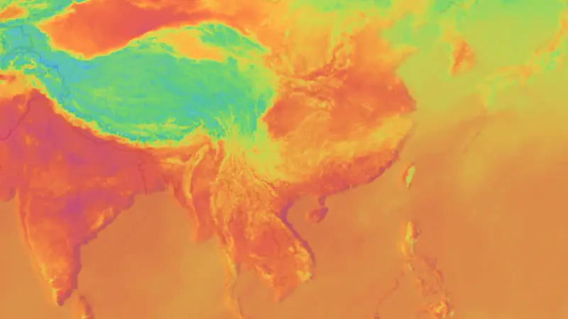 Temperatura weather map