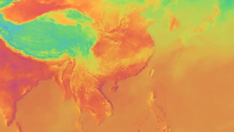 Temperatur weather map