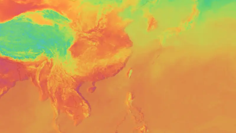 Temperatura weather map