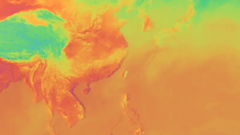Temperatur weather map