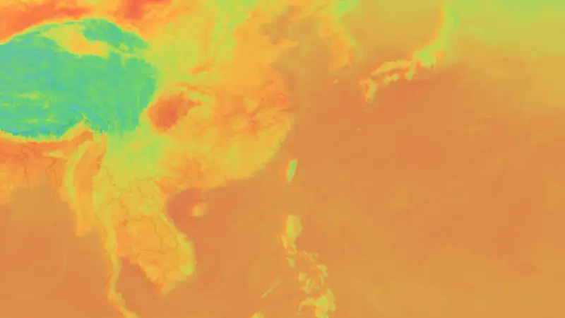 Temperatura weather map