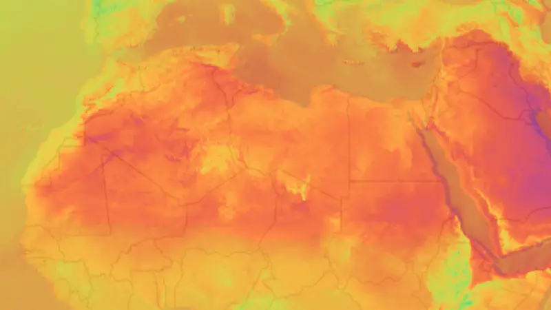 Temperatură weather map