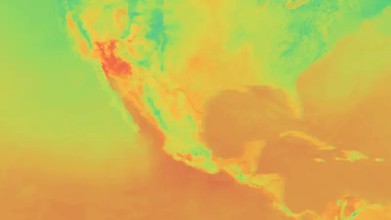 Temperatura weather map