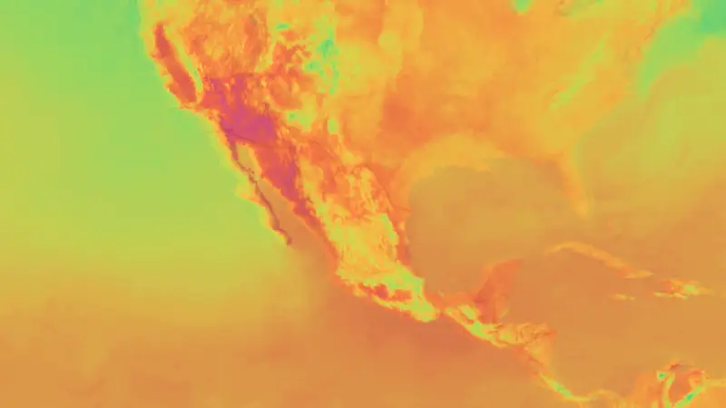 Temperatur weather map