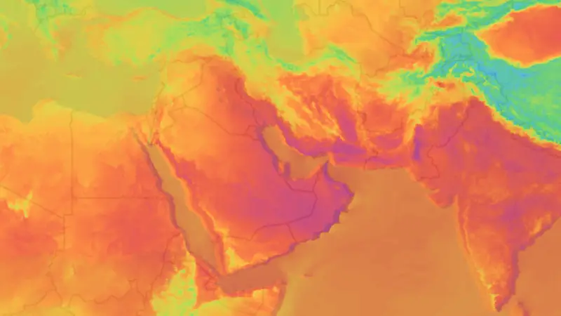 Temperatur weather map