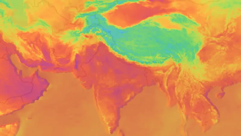 Temperatura weather map