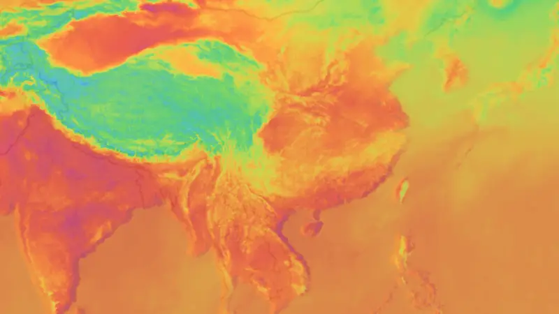 Temperatur weather map