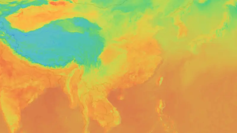 Temperatura weather map