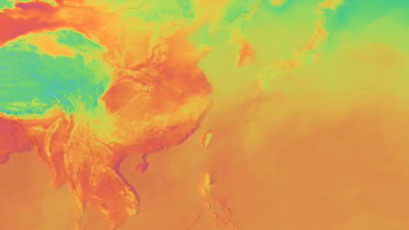 Temperatura weather map