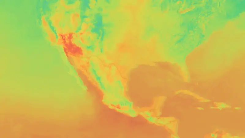 Temperatur weather map