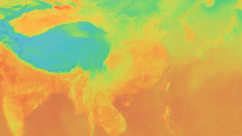Sıcaklık weather map
