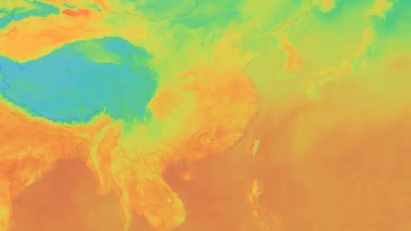 Temperatura weather map