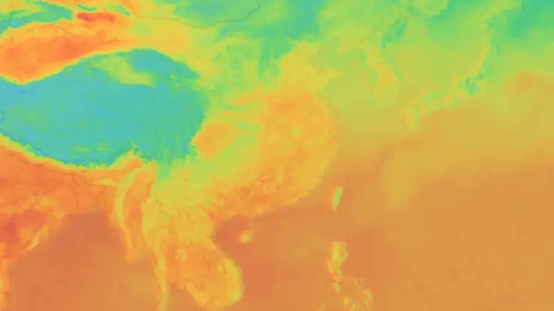 Sıcaklık weather map