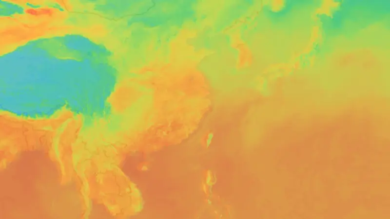 Temperatur weather map