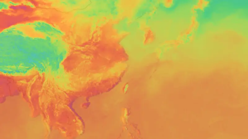 Sıcaklık weather map