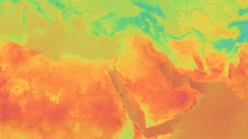 Temperatur weather map