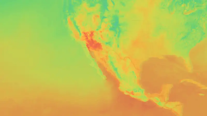 Temperatura weather map