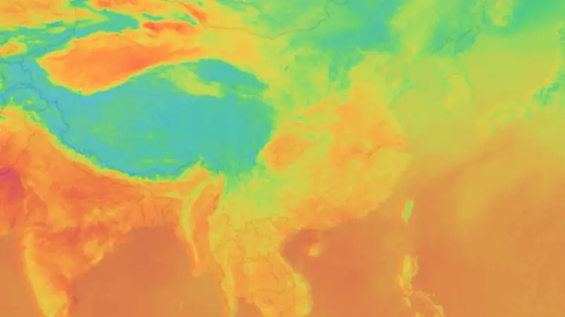 Temperatura weather map