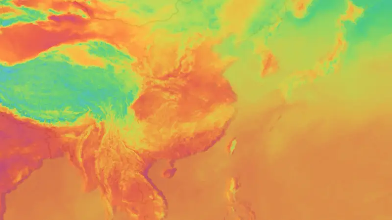 Temperatura weather map