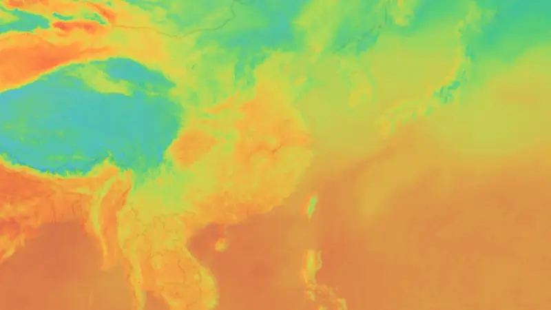 Temperatur weather map