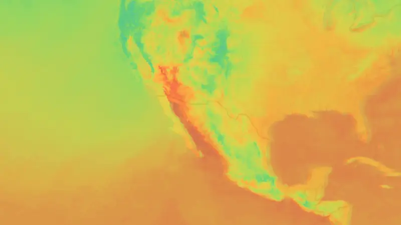 Temperatur weather map