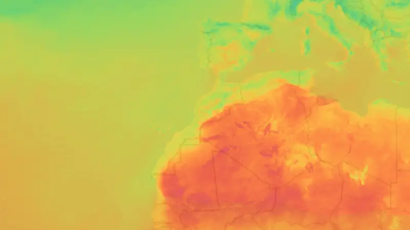 Temperatură weather map