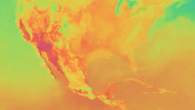 Temperatur weather map