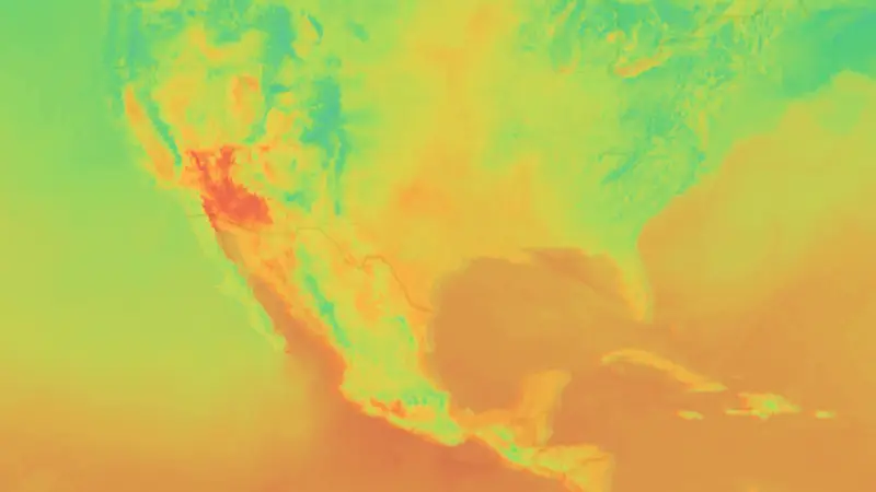 Temperatur weather map