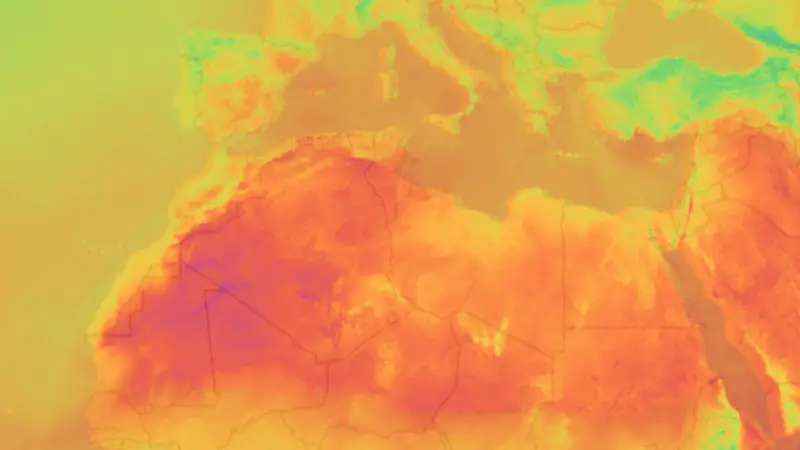 Temperatūra weather map