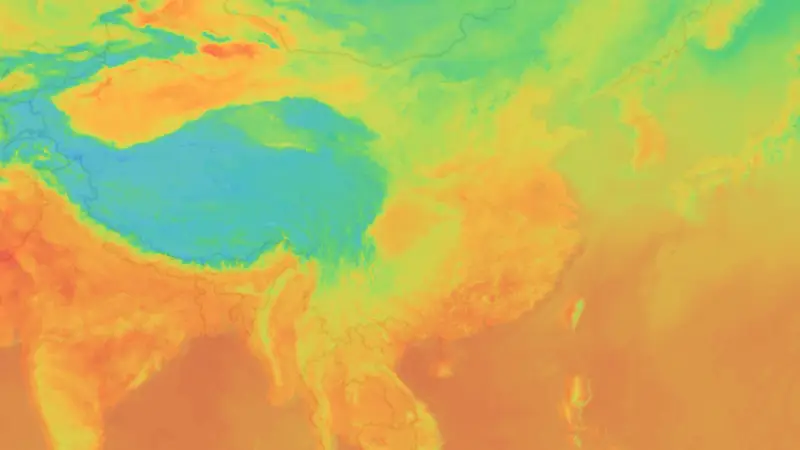 Temperatură weather map