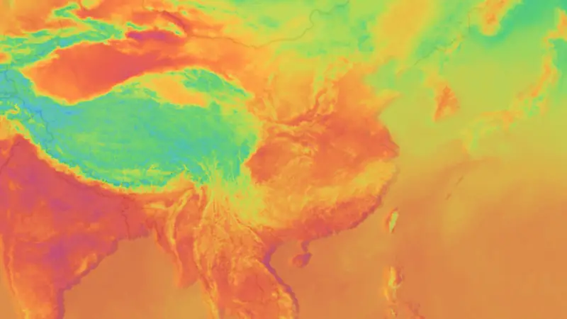Temperatur weather map