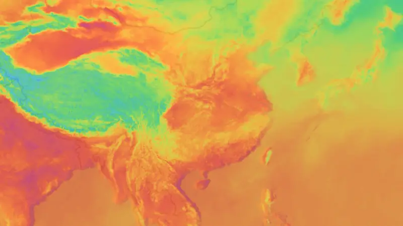 Temperatura weather map