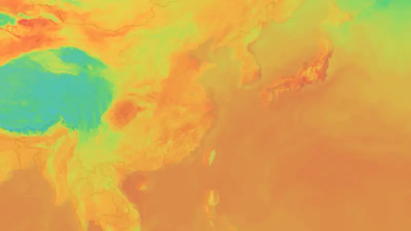 Temperatura weather map