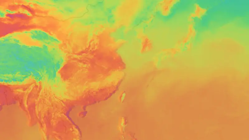 तापमान weather map