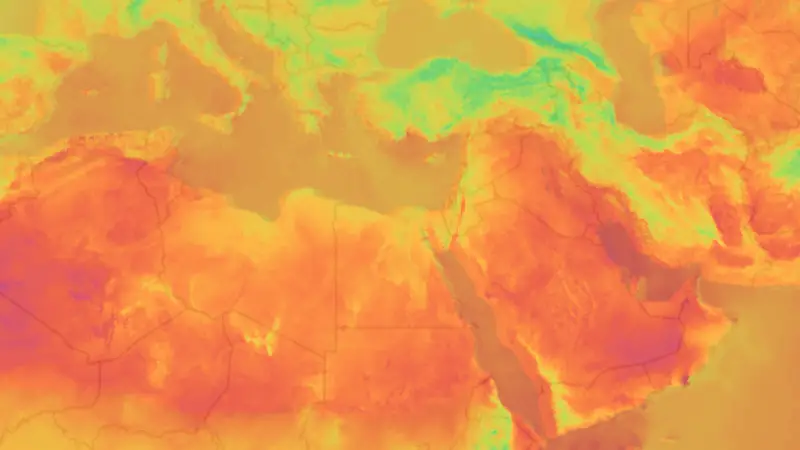 Temperatura weather map