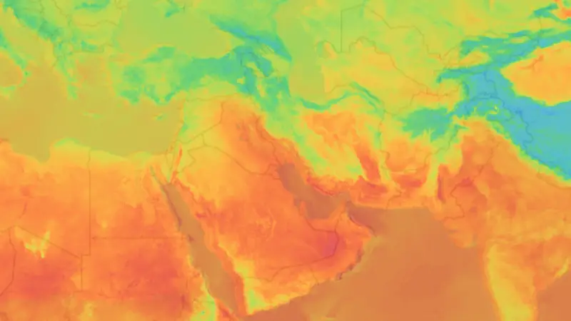 Temperatură weather map