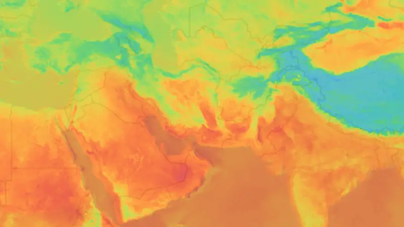 Temperatura weather map