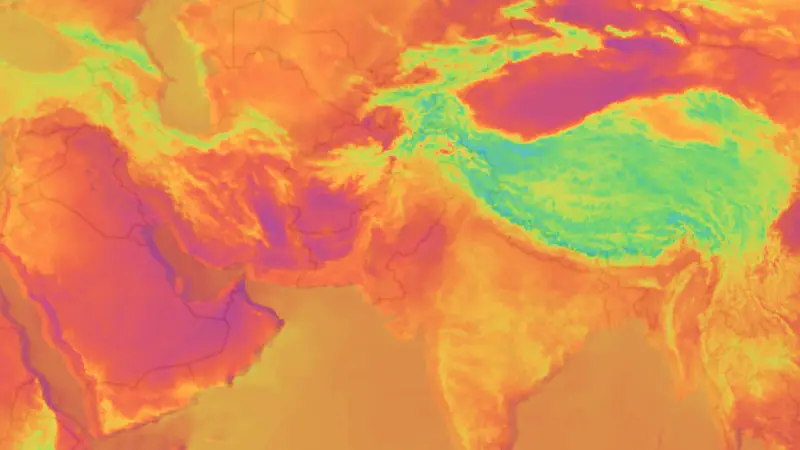 Temperatur weather map