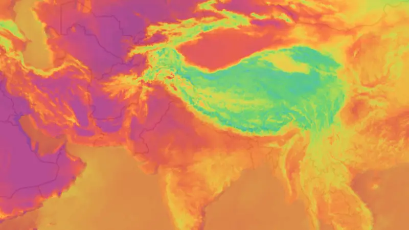 Temperatură weather map